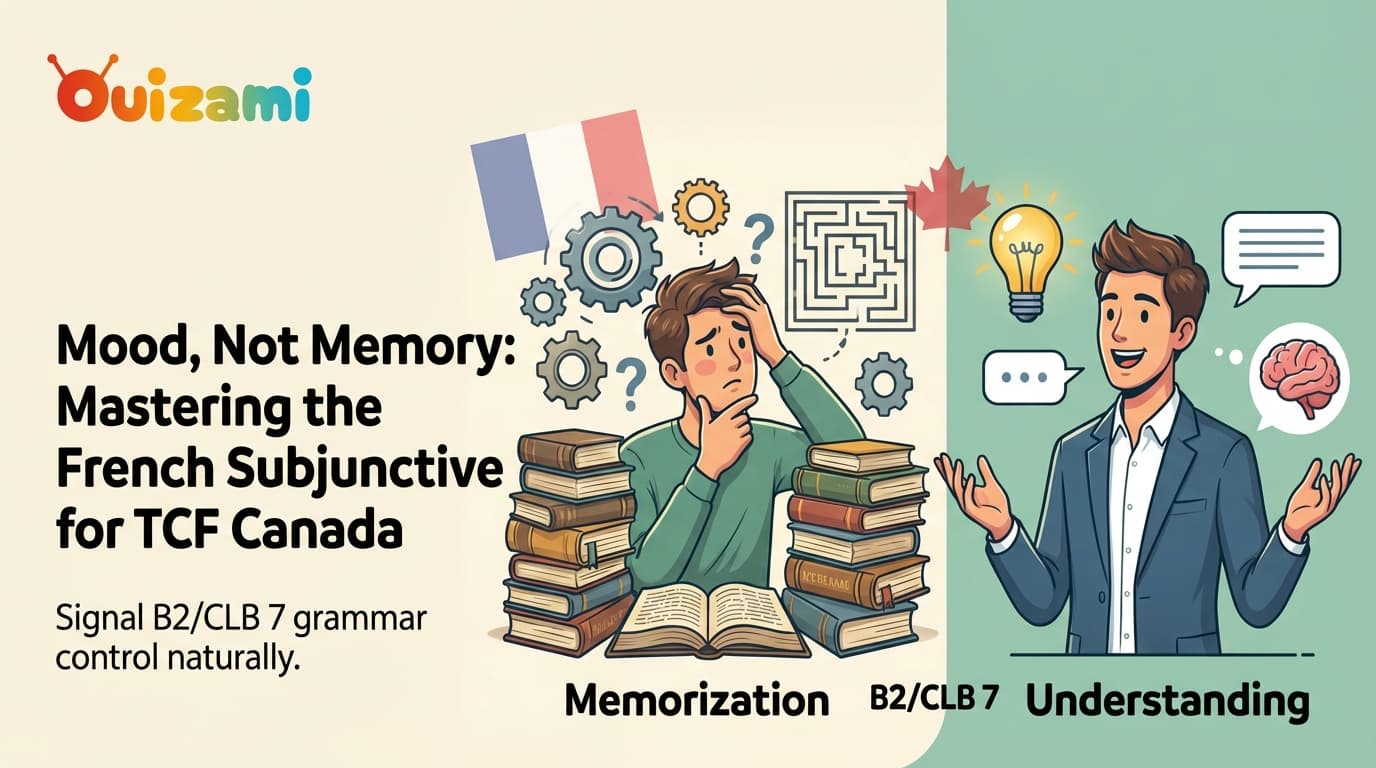 Mood, Not Memory: Mastering the French Subjunctive for TCF Canada